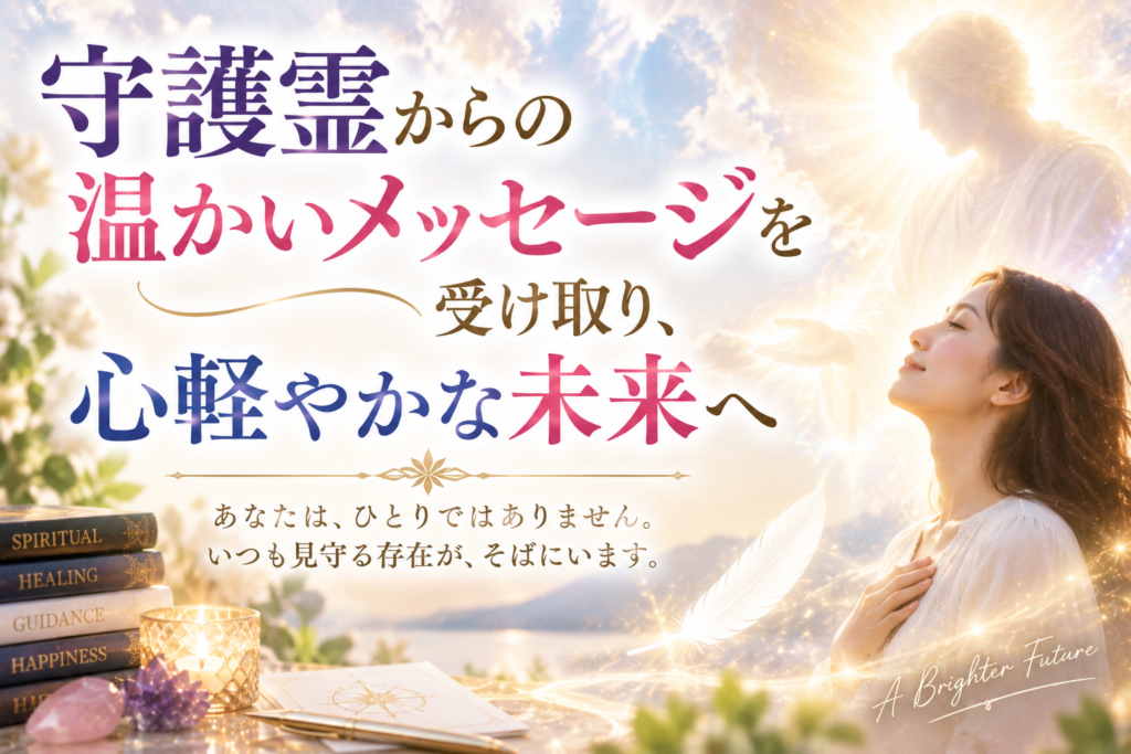 守護霊からの温かいメッセージを受け取り、心軽やかな未来へ